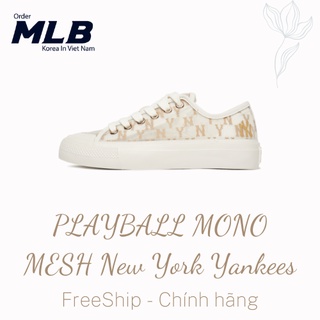 Giày MLB Chunky High New York Yankees “Black” Giá Cực Sốc