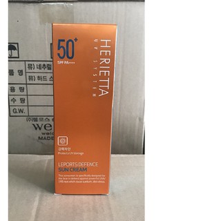 Kem chống nắng mạnh sử dụng khi đi tắm biển và các hoạt động thể thao ngoài trời herietta 70g