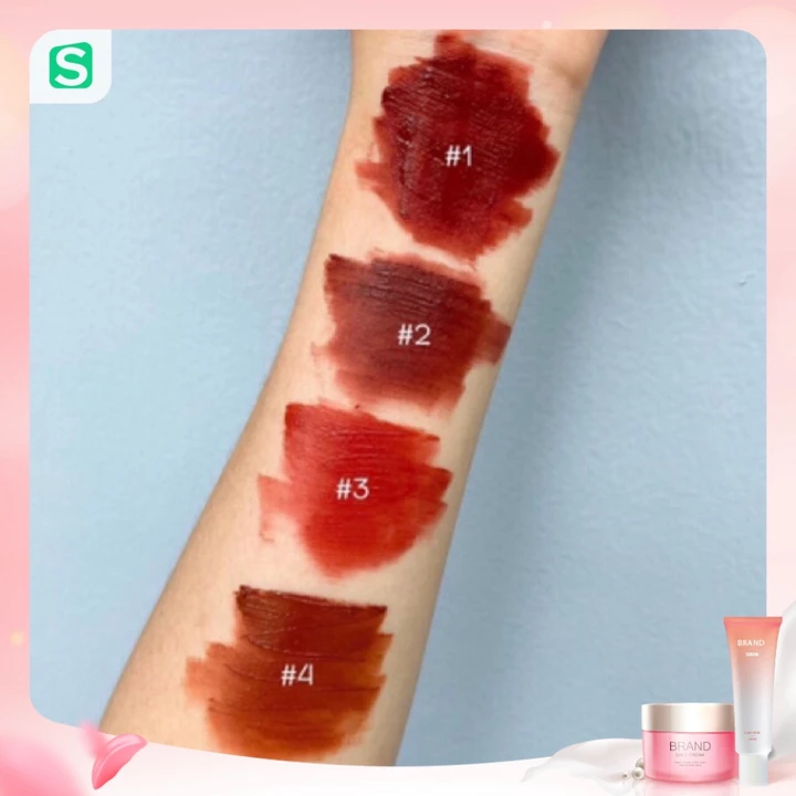 Son Romand Milk Tea Velvet Tint 01 màu đỏ gạch
