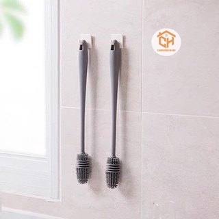 Cây Cọ Rửa Ly Cốc Bằng Silicon Cán Dài Siêu Bền, Chống Ẩm Mốc Cam Homeware