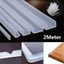 CAST 2 mét Băng Niêm Phong Cửa Tắm Hữu Ích Weatherstrip Hình Chữ U Nhiều Kích Thước Kính Bảo Vệ Viền