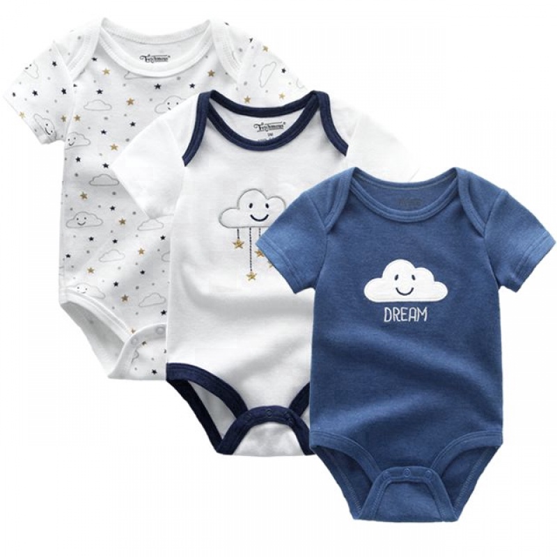 Bộ 3 Mảnh Quần Áo Sơ Sinh Tay Ngắn Cotton Áo Liền Quần Cho Bé Đồ Bé Trai Sơ  Sinh Quần Áo Trẻ Em Sơ Sinh 0 12 Tháng | Shopee Việt Nam