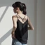 Áo hai dây đan lưng lụa basic trơn màu dáng suông A919 Kymie
