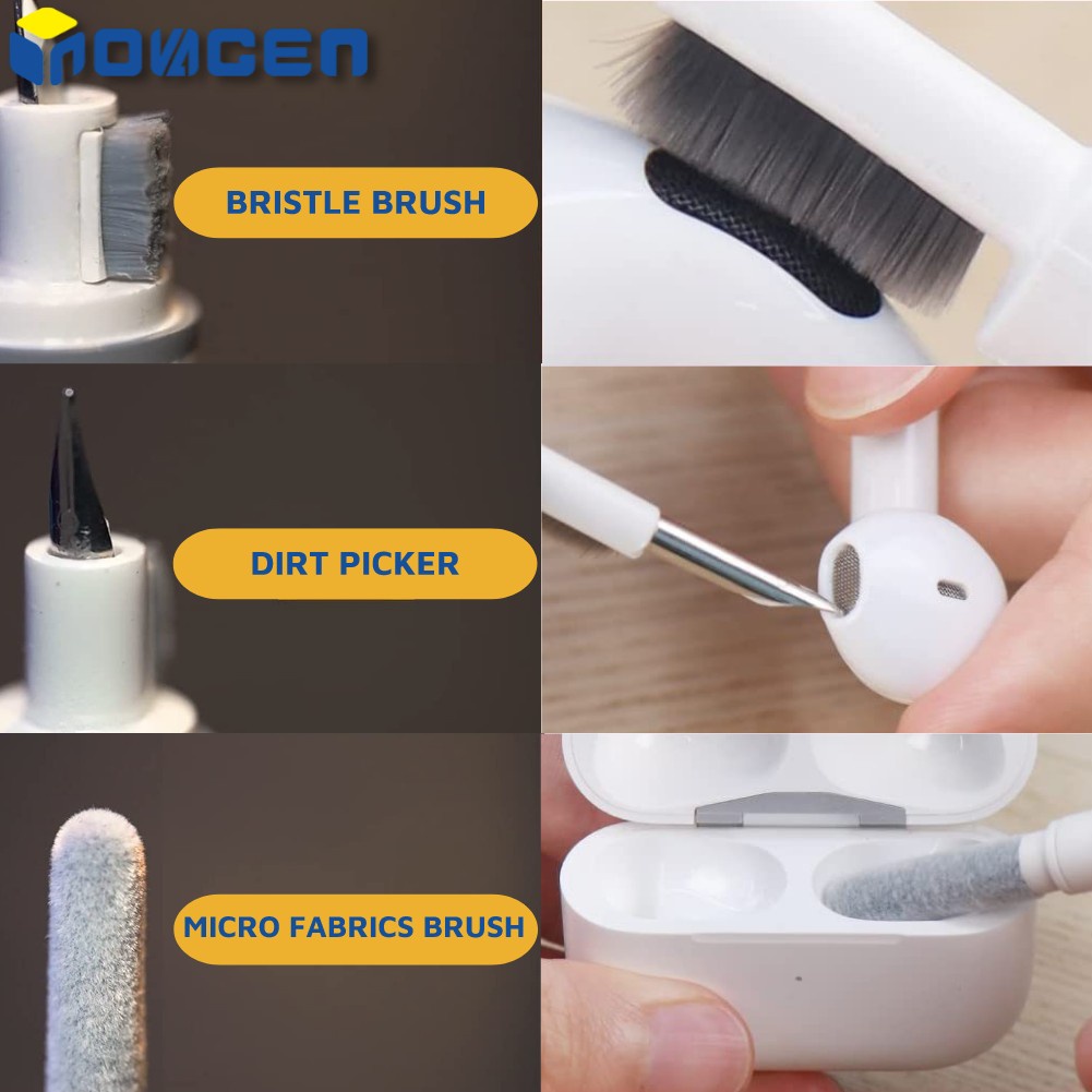 Bộ Dụng Cụ Vệ Sinh Bàn Phím Máy Tính 5 Trong 1 Tiện Dụng