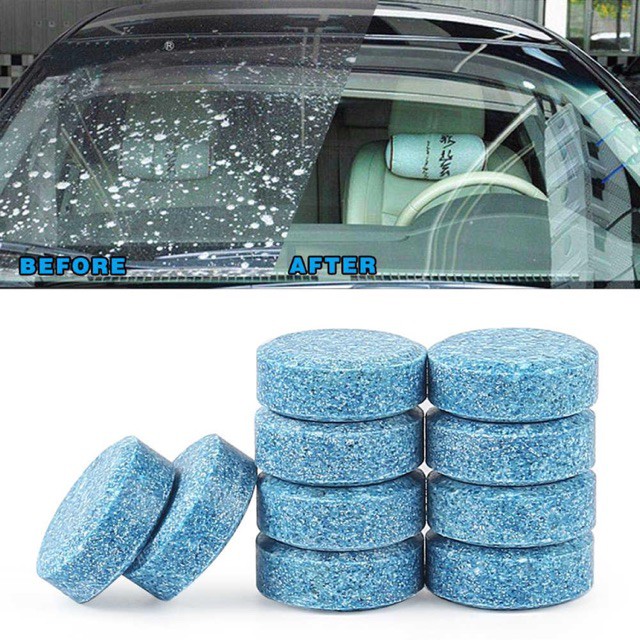 Combo 10 Viên sủi rửa kính xe ô tô và kính trong nhà PKN-0001
