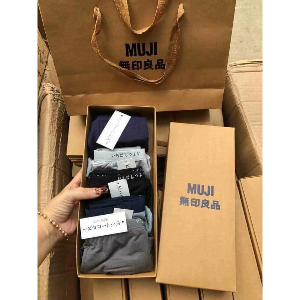 (XẢ LỖ ) Hộp 5 quần lót nam Muji Nhật Bản