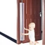 ITRUMPET Pinch Bảo Vệ Miếng Dán Bền Tiện Lợi Cửa Hữu Ích Đường May Cửa Bản Lề Bảo Vệ