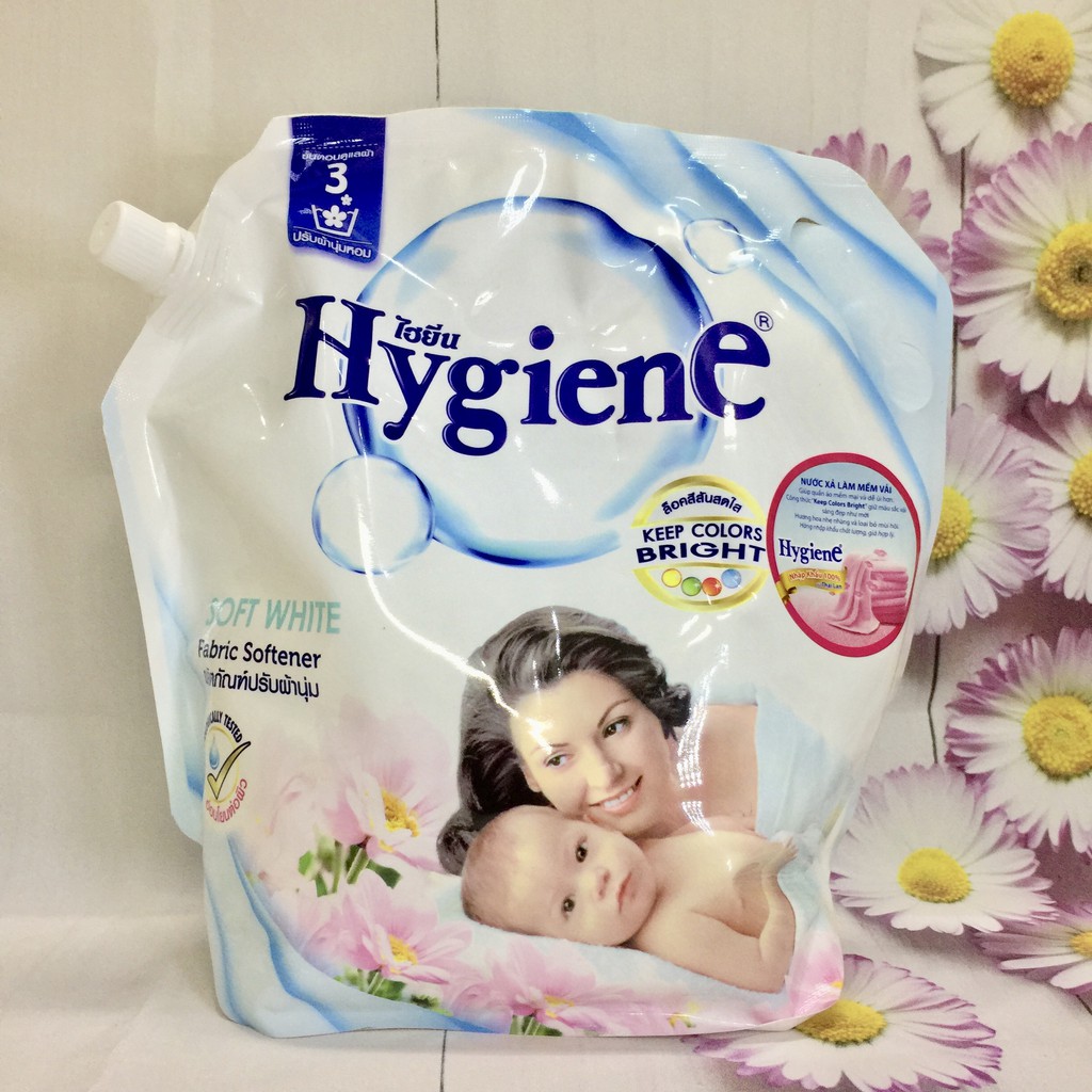 Ảnh Nước xả vải Hygiene (túi 1800ml) màu trắng 1
