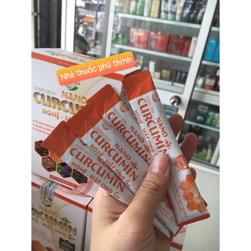 ✅(chính hãng) nano Curcumin nghệ mật ong hộp 20 gói,date mới nhất