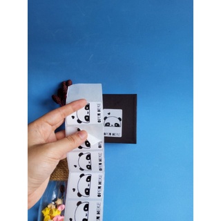 Combo 100 Tem dán niêm phong Open Here tích sẵn keo, kích thước 5cm x 3,5cm