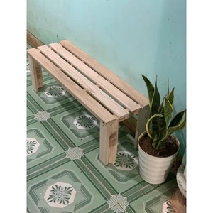 Ghế PALLET GỖ TỰ NHIÊN , SIÊU CHILL / 90x30 , cao 35cm