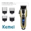 Tông Đơ Kemei KM-1990 Chuyên Nghiệp 2 Mức Điều Chỉnh Tốc Độ Màn Hình LCD - Hàng Nhập Khẩu Chính Hãng Bảo Hành 12 Tháng