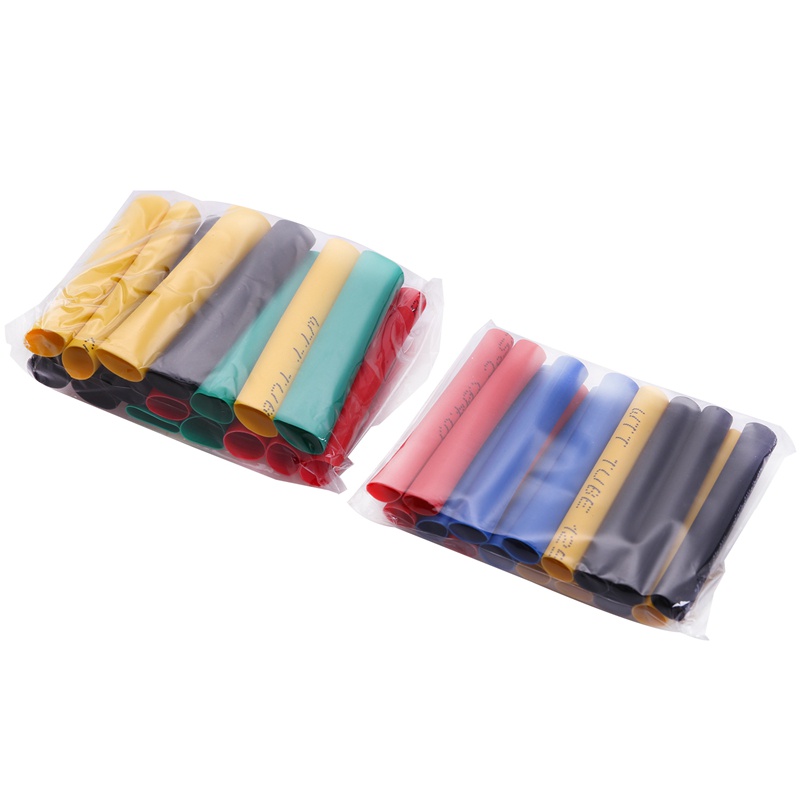 164 Chiếc PE Thu Nhỏ Các Loại Ống Co Nhiệt Dây Cáp Cách Nhiệt Ống Tay Bộ Dụng Cụ Phụ Kiện