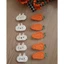 Kẹp tóc thỏ và cà rốt handmade cute