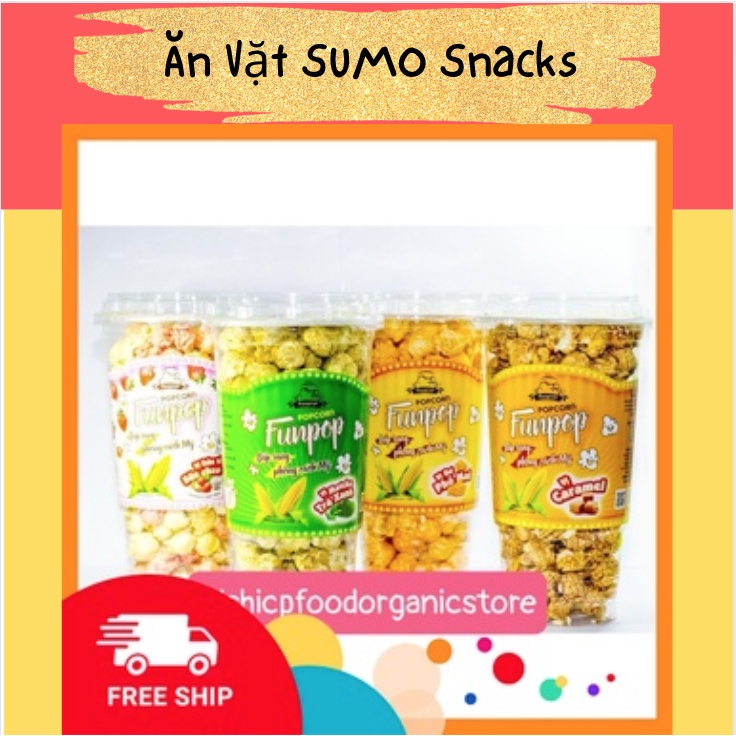 Bắp Rang Phong Cách Mỹ Funpop Các vị 120g-Ăn Vặt Sumo Snack | Shopee ...