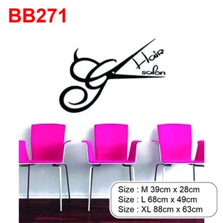 Decal dán trang trí tiệm Barber, Spa, thu hút khách hàng, tạo điểm nhấn, tăng doanh thu P17