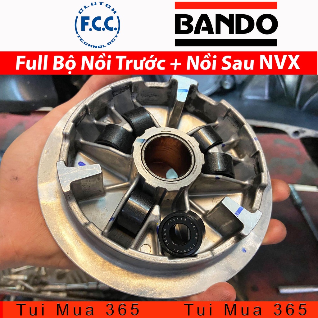 Combo Bộ Nồi Trước, Nồi Sau, Dây Curoa, Bi Nồi Cho Yamaha Nvx | Shopee Việt  Nam