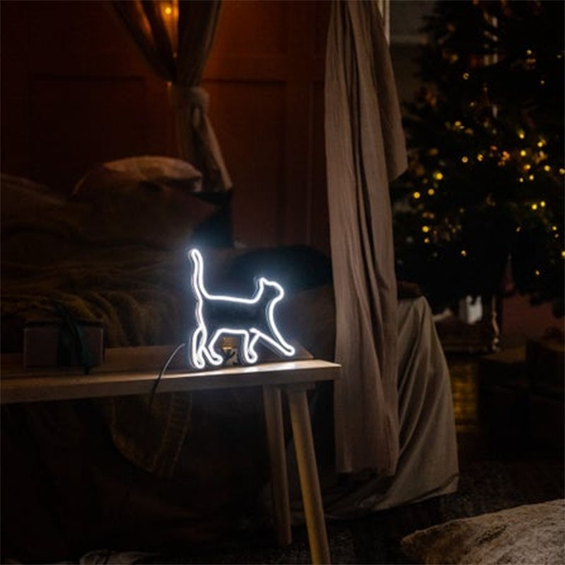 Đèn Trang Trí Led Neon Sign Hình Mèo [ Mẫu 1 ] Cat led neon