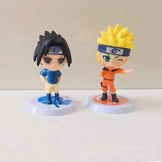 Set 6 Mô Hình Nhân Vật Phim Hoạt Hình Naruto Bằng Pvc 7cm