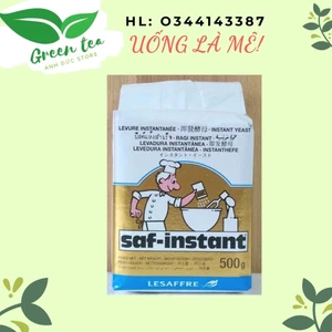 FREESHIP/Men khô ngọt (men nở, bột nở) làm bánh đầu bếp vàng Saf-Instant gói 500g