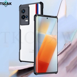Dành Cho Vivo Y21 Y21e Y21a Y21t Y21S Y33S Y33t IQOO 9 Z6 Pro Z5 Ốp điện thoại Acrylic Trong Suốt Chống Sốc Sang Trọng Ốp điện thoại Silicon Trong Suốt
