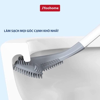 Chổi Cọ Nhà Vệ Sinh JYoohome Cây Cọ Toilet Bồn Cầu Bằng Silicon Tiện Ích Vệ Sinh Nhà Cửa