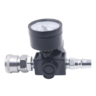 Bộ Điều Chỉnh Áp Suất Khí Nén 1 / 4 "Có Đồng Hồ Đo Áp Suất Cho Súng Phun Sơn