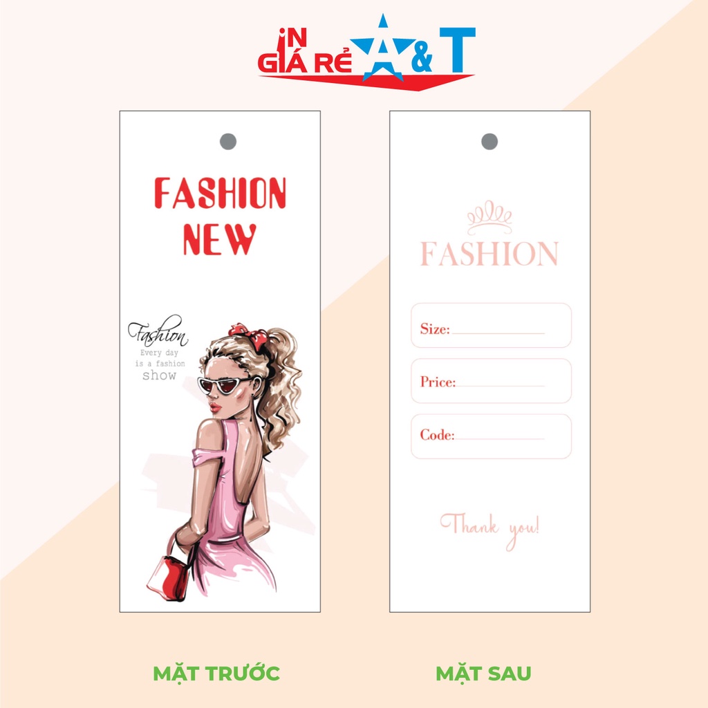 Mác quần áo, nhãn quần áo, tag quần áo 100 cái_MẪU 4