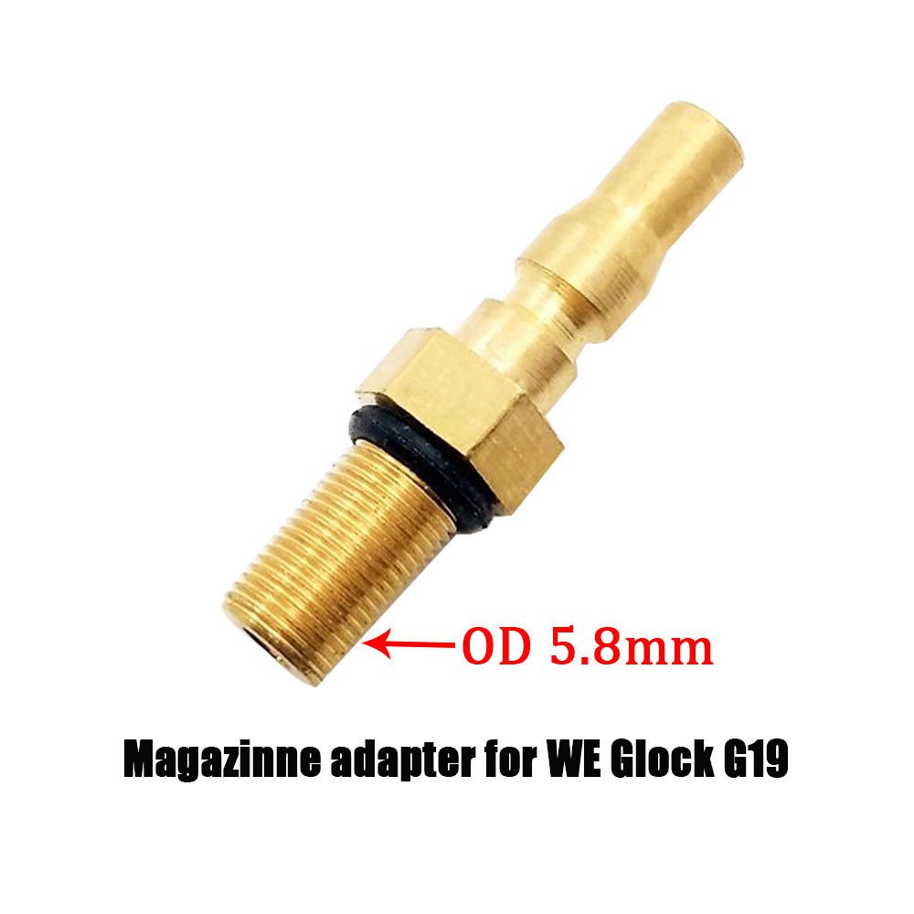 Airsoftfill phụ kiện bộ chuyển đổi sang hộp khí xanh tạp chí đầu dò bộ chuyển đổi bọt khớp nối chữ o wahsers ống cuộn dây