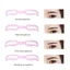 FAVORITEGOODS Thrush Thẻ Phụ Kiện Làm Đẹp Thời Trang 4 Phong Cách Mỹ Phẩm Lông Mày Stencil