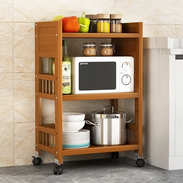 Kệ trà phòng ăn kệ để đồ tủ trà sàn Kệ để đồ kệ bếp Kệ đựng đồ Kệ để đồ xe ăn di chuyển được