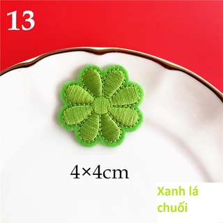 Miếng dán ủi quần áo hình hoa hướng dương nhiều màu 4x4cm