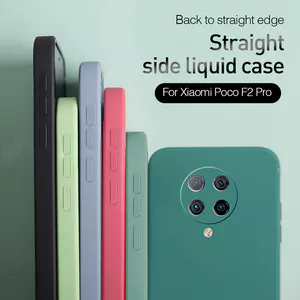Ốp điện thoại silicon dẻo viền vuông sang trọng màu kẹo cho Xiaomi Mi 9T Pro Poco F2 Pro Redmi K30 K20 Pro K30 Ultra