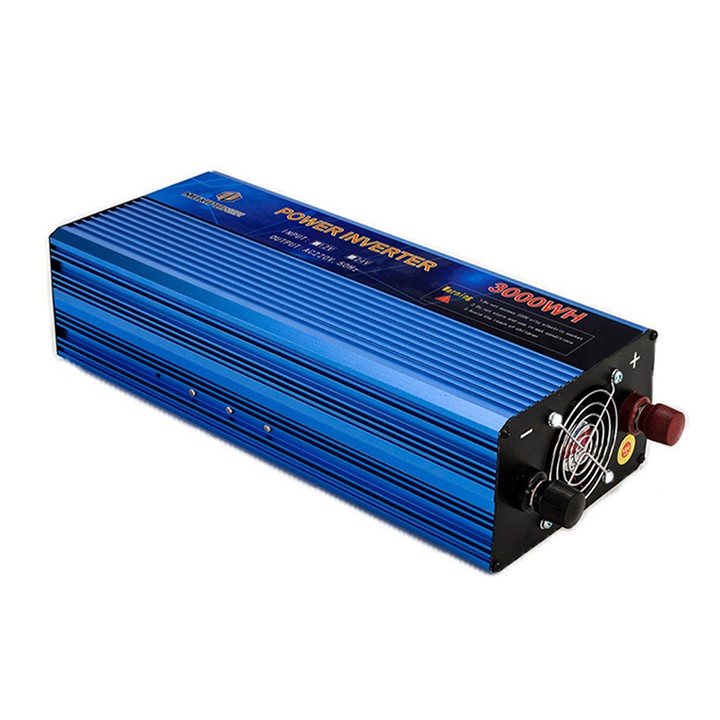 Kích điện 12v lên 220v MAXIPOWER 3000W thiết kế gọn nhẹ, an toàn khi sử dụng.