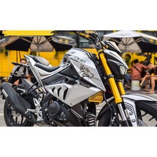 Tem trùm TFX yamaha police sói trắng - Độ dán team trùm decal xe máy  - Team trùm decal rẻ đẹp và chất police sói trắng
