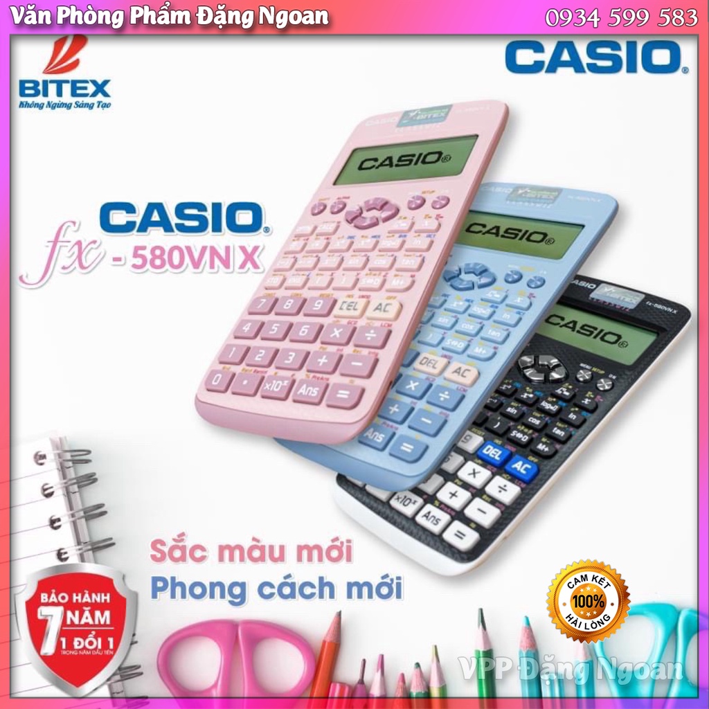 ❤️ Máy Tính Casio FX 580 VNX Hàng Chính Hãng Bảo Hành 7 Năm BITEX - Đặng  Ngoan Shop