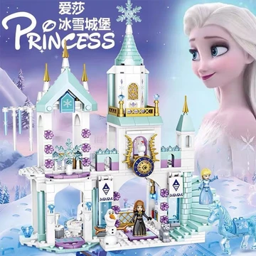 Tương Thích Với Lego Xếp Hình Khối Xây Dựng Phiên Bản Của Câu Đố Lắp Ráp Lâu Đài Công Chúa Dòng Trẻ Em Ghép Hình Lego Nh