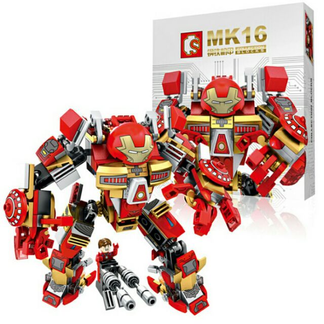 Lego Robot Iron Man Mk16 Shopee Việt Nam