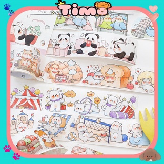 Washi Tape Cute Hoạ Tiết Hình Thú Gấu Thỏ Dễ Thương Dán Sổ Tay Decor Trang Trí Bullet Journal WS21