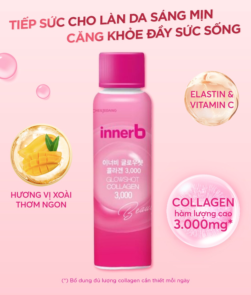 Mô tả Combo giữ ẩm da sáng mịn InnerB Aqua Rich DoubleUp & 4 hộp Collagen InnerB Glowshot - 6