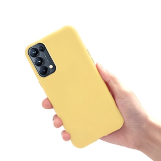 Ốp điện thoại màu trơn thích hợp cho Oppo Reno 5 Pro Reno5 F 5z 5lite Reno5
