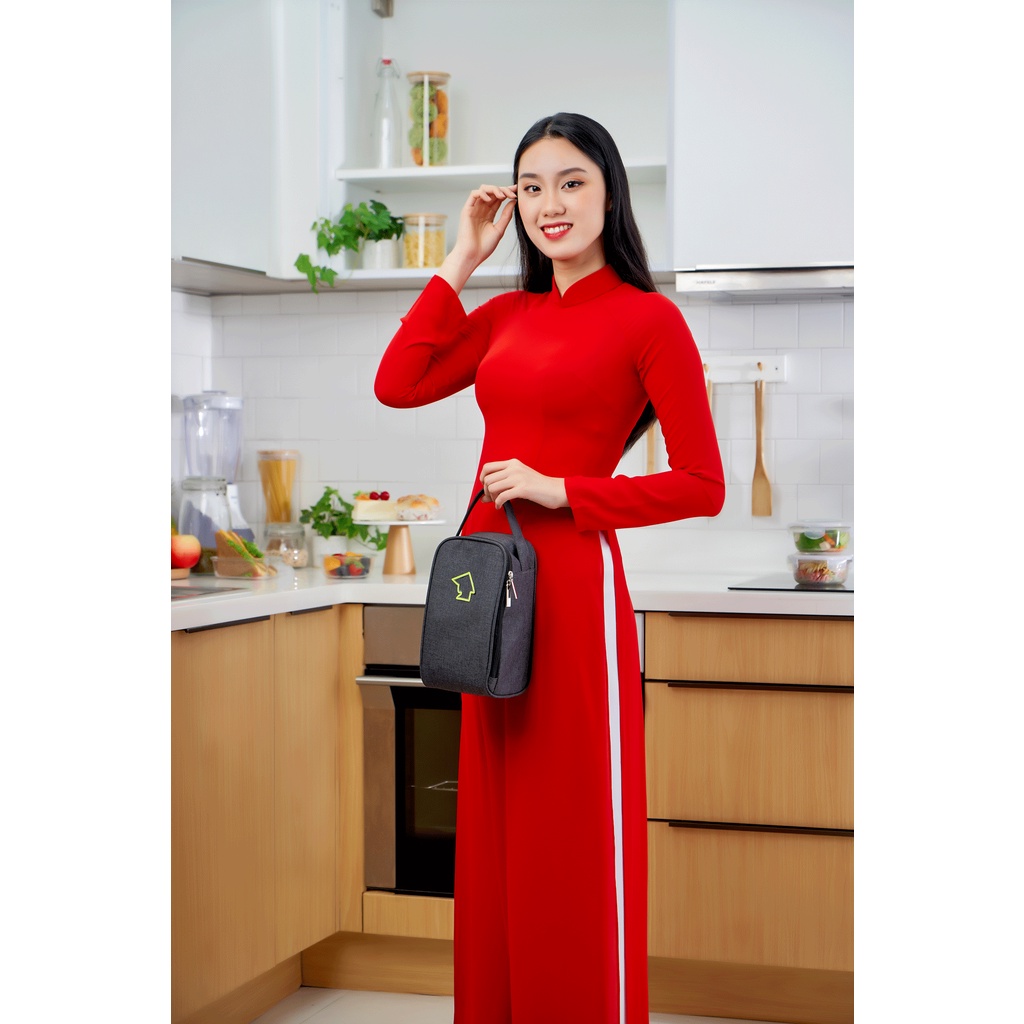 Ảnh Túi đựng hộp cơm COBA'COOK 3 hộp 400 ml Giấy bạc giữ nhiệt và 2 khóa kéo tiện dụng-CBL 4
