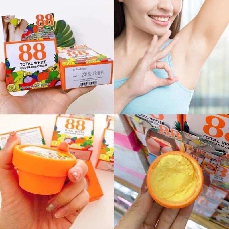 Kem giảm thâm nách và khử mùi 88 Total White Underarm Cream Thái