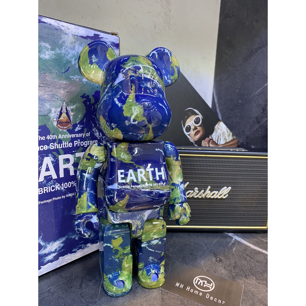 Tượng Bearbrick Earth 400% | Shopee Việt Nam