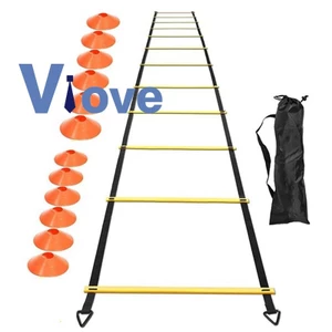 Agility Ladder Set Training Ladder with 12 Training Disc for Soccer