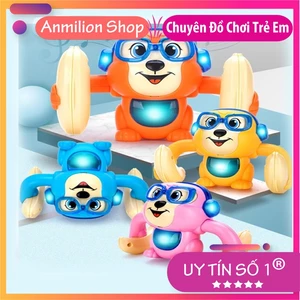 Đồ Chơi Khỉ Có Cảm Ứng Âm Thanh, Có Đèn, Nhạc, Tự Nhảy Vui Nhộn Cho Bé Yêu
