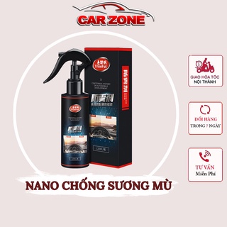 Nano Phủ Kính Chống Sương Mù – Chống Hơi Nước Trên Kính Xe Ô Tô Lọ 120ML