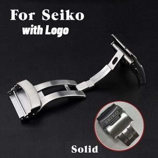 Khóa Gài Bằng Thép Không Gỉ 304 Cho Đồng Hồ Đeo Tay Seiko 18mm 20mm 22mm 24mm