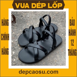Dép cao su kiểu 4 quai Khe Sanh thương hiệu Vua Dép Lốp Phạm Quang Xuân, chính hãng, có bảo hành, ảnh thật, có sẵn: