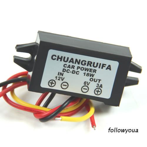 Thiết Bị Chuyển Đổi Nguồn Điện Dc 12v Sang Dc 6v 18w Tối Đa 3a